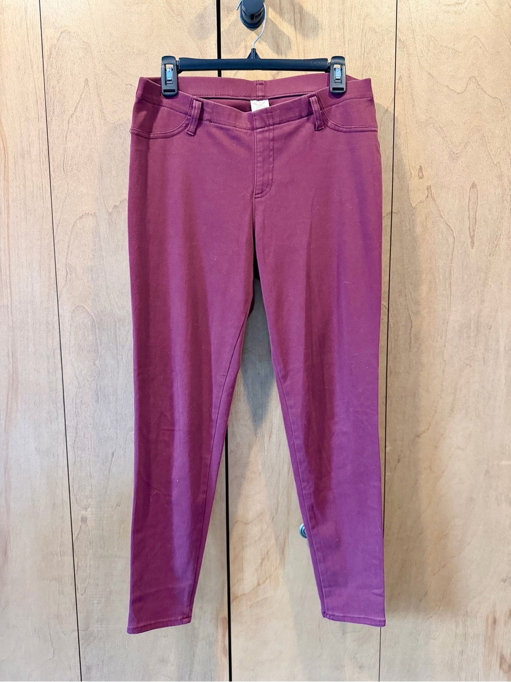 Faded Glory Magenta Skinny Stretch jeggings Jeans large 12/14